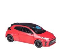 WHYMIRRJ Diecast 1:24 For Toyota GR Yaris Scale Alloy Car Models Exquisite Openable Door Vehicle Model Collection Ornaments Present(Red)