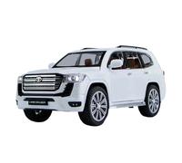 WHYMIRRJ Diecast 1:24 For Toyota Land Cruiser LC300 Alloy Car Models Opening Doors Car Model Souvenirs Collection Ornaments Present(White)