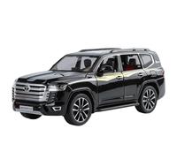 WHYMIRRJ Diecast 1：24 For Toyota Land Cruiser LC300 SUV Alloy Car Models Scale Exquisite Vehicle Model Display Ornaments Collection Present(Black)