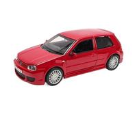 WHYMIRRJ Diecast 1:24 For Volkswagen Golf R32 Antique Car Static Die Casting Car Collectible Model Decorative Souvenirs(Red)