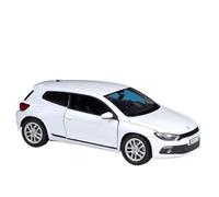 WHYMIRRJ Diecast 1:24 For Volkswagen Scirocco Alloy Car Models Scale Fashion Metal Vehicle Model Display Collection Souvenirs Present(White)