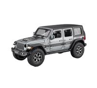 WHYMIRRJ Diecast 1:30 For Jeeps Wrangler Rubicon Alloy Car Model Scale Luxury Fashion Metal Vehicle Model Display Collectors Present(Silver)