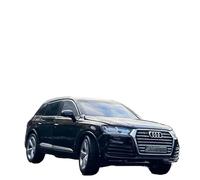 WHYMIRRJ Diecast 1:32 For AUDI Q7 SUV Scale Alloy Car Models Realistic Luxury Full Door Metal Vehicle Model Display Collection Present(Black)