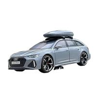 WHYMIRRJ Diecast 1:32 For Audi RS6 Alloy Car Models Simulation Exquisite Scale Vehicle Model Display Collection Souvenirs Present(Silver)