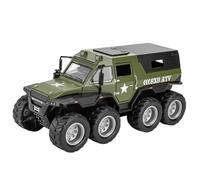 WHYMIRRJ Diecast 1/32 For Avtoros Shaman 8x8 ATV Alloy Car Models Mini Model Vehicle Simulation Collectible Display Piece Pre-Built Vehicles Model(Green)