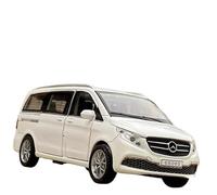 WHYMIRRJ Diecast 1:32 For Benz V260 Scale Alloy Car Models Realistic Luxury Full Door Metal Vehicle Model Display Collection Present(White)