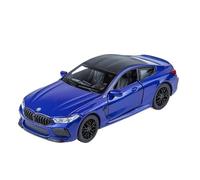 WHYMIRRJ Diecast 1:32 For BMW M8 Scale Alloy Car Models Realistic Pre-built Metal Vehicle Model Display Collection Present(Blue)