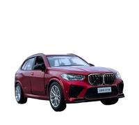 WHYMIRRJ Diecast 1:32 For BMW X3M SUV Alloy Car Models Scale Luxury Metal Vehicle Model Display Ornaments Collection Souvenirs Present(Red)