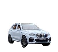 WHYMIRRJ Diecast 1:32 For BMW X5 SUV Alloy Car Models Simulation Exquisite Scale Vehicle Model Display Collection Souvenirs Present(White)