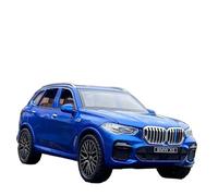 WHYMIRRJ Diecast 1:32 For BMW X5 SUV Scale Alloy Car Models Realistic Luxury Metal Vehicle Model Collection Souvenirs Present(Blue)