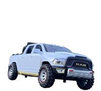 WHYMIRRJ Diecast 1:32 For Dodge RAM TXR Pickup Scale Alloy Car Models Realistic Luxury Full Door Metal Vehicle Model Display Present(White)