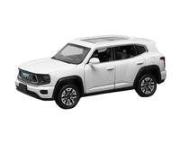 WHYMIRRJ Diecast 1:32 For Haval DARGO H7 SUV Scale Alloy Car Models Realistic Luxury Full Door Metal Vehicle Model Display Present(White)