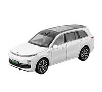 WHYMIRRJ Diecast 1:32 For Ideal L9 SUV Scale Alloy Car Models Realistic Luxury Metal Vehicle Model Collection Souvenirs Present(White)