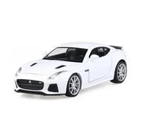 WHYMIRRJ Diecast 1:32 For Jaguar F-Type Coupe Alloy Car Model Scale Simulation Vehicle Model Set Ornaments Collection Souvenirs Present(White)