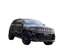 WHYMIRRJ Diecast 1:32 For Jeeps Grand Cherokee Scale Alloy Car Models Luxury Openable Door Vehicle Model Collection Ornaments Present(Black)