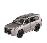 WHYMIRRJ Diecast 1：32 For LEXUS LX570 SUV Scale Alloy Car Models Realistic Luxury Metal Vehicle Model Collection Souvenirs Present(Silver)