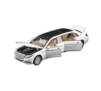 WHYMIRRJ Diecast 1:32 For Maybachs S650 Scale Alloy Car Models Realistic Luxury Metal Vehicle Model Collection Souvenirs Present(Silver)