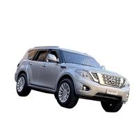 WHYMIRRJ Diecast 1:32 For Nissan Patrol SUV Alloy Car Models Scale Exquisite Metal Vehicle Model Display Collection Souvenirs Present(Silver)