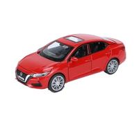 WHYMIRRJ Diecast 1:32 For Nissan Sylphy Scale Alloy Car Models Simulation Replica Vehicle Model Display Collection Present(Red)