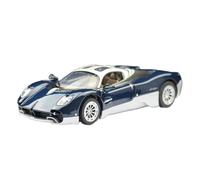 WHYMIRRJ Diecast 1:32 For Pagani Utopia Scale Alloy Car Models Openable Doors Vehicle Model Display Ornaments Decorative Souvenirs Present(Blue with silvery)