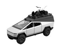 WHYMIRRJ Diecast 1:32 For Tesla Cyber Truck Alloy Diecast Realistic Car Models Collectible Vehicle Display Ornaments(White)