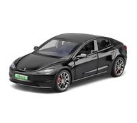 WHYMIRRJ Diecast 1:32 For TESLA Model 3 Scale Alloy Car Models Realistic Luxury Metal Vehicle Model Collection Souvenirs Present(Black)