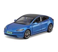 WHYMIRRJ Diecast 1:32 For TESLA Model 3 Scale Alloy Car Models Realistic Luxury Metal Vehicle Model Collection Souvenirs Present(Blue)