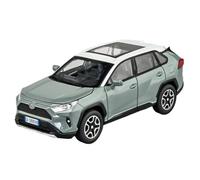 WHYMIRRJ Diecast 1:32 For Toyota RAV4 SUV Alloy Car Models Scale Luxury Metal Vehicle Model Display Ornaments Collection Present(Green)