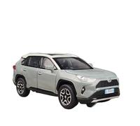 WHYMIRRJ Diecast 1:32 For Toyota RAV4 SUV Scale Alloy Car Models Realistic Luxury Full Door Metal Vehicle Model Display Present(Green)