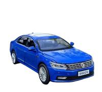 WHYMIRRJ Diecast 1:32 For Volkswagens PASSAT Scale Alloy Car Models Realistic Pre-built Metal Vehicle Model Display Collection Present(Blue)