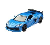 WHYMIRRJ Diecast 1:36 For Chevrolet Corvette Z06 2023 Alloy Sports Car Model Scale Luxury Fashion Metal Vehicle Model Collectors Present(Blue)