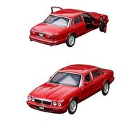 WHYMIRRJ Diecast 1:36 For Jaguar XJ6 Scale Alloy Car Models Openable Door Vehicle Model Display Decor Ornaments Collection Present(Red)