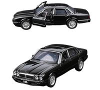 WHYMIRRJ Diecast 1:36 For Jaguar XJ6 Scale Alloy Car Models Openable Door Vehicle Model Display Decor Ornaments Collection Present(Black)