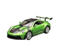 WHYMIRRJ Diecast 1:36 For Porsche 911 992 GT3 RS Alloy Racing Car Model Exquisite Scale Vehicle Model Kits Collection Souvenirs Present(Green)