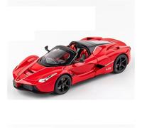 WHYMIRRJ Scale Model 1:22 For Ferrari Laferrari Alloy Car Models Scale Model Kits Realistic Vehicle Models Decorative Souvenirs Pre-Built Vehicles Model(Red)