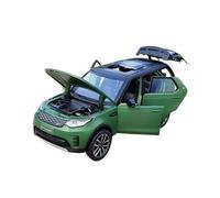 WHYMIRRJ Scale Model 1/24 For Range Rover Discovery 5 Evoque R-Dynamic SE SUV Alloy Car Models Simulation Openable Doors Metal Vehicle Pre-Built Vehicles Model(Green)