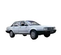 WHYMIRRJ Scale Model 1:24 For Volkswagen SANTANA Alloy Car Models Scale Model Kits Realistic Vehicle Models Decorative Souvenirs Pre-Built Vehicles Model(White)