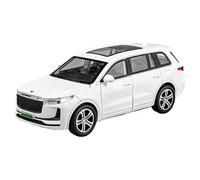 WHYMIRRJ Scale Model 1:32 For LEADING IDEAL ONE Alloy Car Models Scale Model Kits Realistic Vehicle Models Decorative Souvenirs Pre-Built Vehicles Model(White)