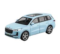 WHYMIRRJ Scale Model 1:32 For LEADING IDEAL ONE Alloy Car Models Scale Model Kits Realistic Vehicle Models Decorative Souvenirs Pre-Built Vehicles Model(Blue)