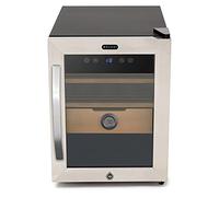 Whynter CHC-123DS 1.2 cu. ft. Stainless Steel Digital Control and Display Cigar Humidor with Spanish Cedar Shelves