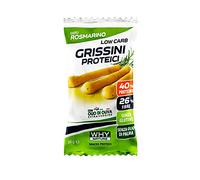 whysport Breadsticks Protein 40% Low Carb - Gluten Free Taste Rosemary 30gr - Breadsticks Protein Low Content of carbodrati.