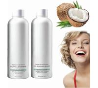 Whyte Oil Pulling - White Oil Pulling Rinse, Mouthwash with Organic Cold-Pressed Coconut, Natural Oral Cleanse & Teeth Whitener, Cleans Deeply Freshens Breath (2)