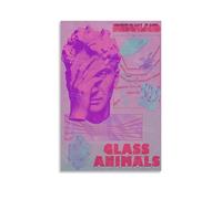 WHYUOH Glass Animals Poster Dreamland Poster Canvas Wall Art Home Decor Painting Decorative Posters for Living Room Bedroom 12x18inch(30x45cm) Unframe-style