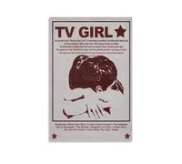 WHYUOH Music Rock Band Tv Girl Album Poster Canvas Wall Art Home Decor Painting Decorative Posters for Living Room Bedroom 08x12inch(20x30cm) Unframe-style