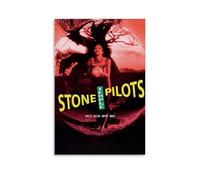 WHYUOH Stone Temple Poster Pilots-Core-Album Poster Canvas Wall Art Home Decor Painting Decorative Posters for Living Room Bedroom 08x12inch(20x30cm) Unframe-style