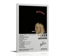 WHYUOH Zach Poster Bryan Music Album Poster Canvas Wall Art Home Decor Painting Decorative Posters for Living Room Bedroom 12x18inch(30x45cm) Frame-style