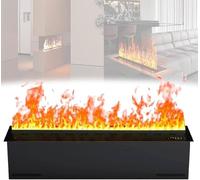 WHYYDSS Atomizing Fireplace Recessed Electric Fireplace,3D Water Vapor Fireplace with App,Remote,Touch Control, Fireplace Humidifier Automatic Water Filling, 9 Colors Fake Flame 120cm/47.2inch