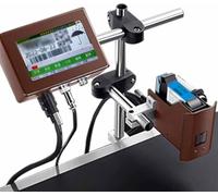 WHYYDSS Industrial Inkjet Printer,300DPI Online Batch Coder Automaticaly Coding & Marking Equipment for Printing Text,Number,Manufacturing/Expiry Date,Time,MRP, QR Code,Barcode,Graphics 12.7mm