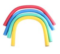 Whyzsjnclg 4Pcs Pool Noodles, 59 Inch EPE Soft Foam Noodle, 4 Colors Waterproof Swimming Noodle, Strong Buoyancy Swimming Float for Kids Adults, Pool