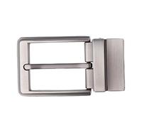 Whyzsjnclg Alloy Reversible Belt Buckle Replacement - Single Prong Rectangular Pin Belt Buckle - Fits 1.3-1.34 inch Wide Belts Centimeter belt buckle